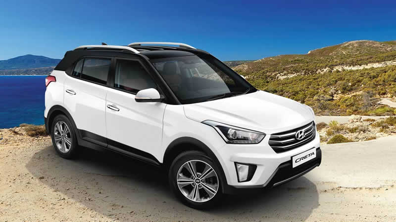 Hyundai Creta for rent in Goa